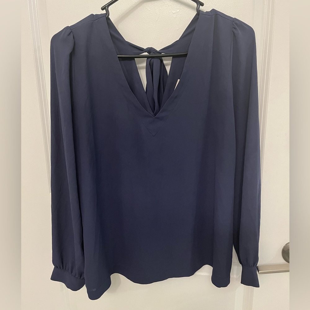 Loft Tie Back Blouse